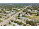 Community aerial showing properties near local streets, businesses, schools, and green spaces in the surrounding area at 2216 Evans Rd, Clearwater, FL 33763