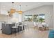 Spacious kitchen with an island, stainless steel appliances and ample natural light at 4012 Marine Pkwy, New Port Richey, FL 34652