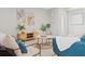 Bright living room with contemporary furniture, stylish decor, and neutral colors at 4012 Marine Pkwy, New Port Richey, FL 34652
