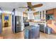 Bright kitchen with stainless steel appliances and stylish island at 5925 18Th Ne St, St Petersburg, FL 33703