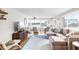 Inviting living room with water views and stylish decor at 6075 Shore S Blvd # 215, Gulfport, FL 33707