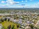 Gorgeous aerial view features this home in a green neighborhood, complete with a pond, close to beaches at 6741 51St N Way, Pinellas Park, FL 33781