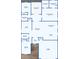 Detailed floor plan of a single-Gathering home with bedrooms, bathrooms, kitchen, living room, and an office at 6741 51St N Way, Pinellas Park, FL 33781