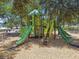 Fun playground featuring multiple slides, climbing structures, and safe play area at 7246 Bucks Ford Dr, Riverview, FL 33578