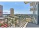 Condo balcony with panoramic city skyline views at 777 N Ashley Dr # 1506, Tampa, FL 33602