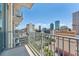 Condo balcony showcasing expansive city views at 777 N Ashley Dr # 1506, Tampa, FL 33602