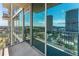 Condo balcony showcasing beautiful city views at 777 N Ashley Dr # 1506, Tampa, FL 33602