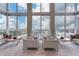 Relaxing lounge area with plush seating and expansive windows offering stunning city views at 777 N Ashley Dr # 1506, Tampa, FL 33602