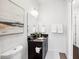 Modern bathroom with dual sinks, stylish vanity, and ample lighting at 820 2Nd N Ave, St Petersburg, FL 33701