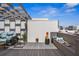 Enjoy outdoor living on rooftop deck with stylish seating, pergola, privacy walls, and scenic views at 820 2Nd N Ave, St Petersburg, FL 33701