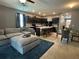 Spacious living area with an open-concept layout, perfect for entertaining guests and Gathering at 821 Lucent Sands Ct, Brandon, FL 33511