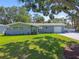 Charming home with a manicured lawn, mature landscaping, and a freshly painted exterior, showing pride of ownership at 94 Nicholas Dr, Dunedin, FL 34698