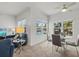 Bright living room with neutral colors and a view of the community at 10764 70Th Ave # 3206, Seminole, FL 33772