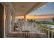 Relaxing balcony with comfortable seating and stunning ocean views, perfect for enjoying sunsets at 1180 Gulf Blvd # 402, Clearwater Beach, FL 33767