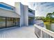 Spacious back deck overlooking the lake at 13635 Twin Lakes Ln # 13635, Tampa, FL 33618