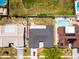 Home aerial view featuring a spacious backyard at 1406 Valley Pl, Brandon, FL 33510