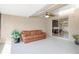 Spacious patio with an outdoor seating area, a ceiling fan, and sliding glass doors at 1406 Valley Pl, Brandon, FL 33510