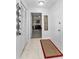 Inviting entryway with tile flooring, and view into the living space at 1948 Elaine Dr, Clearwater, FL 33760