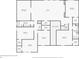 Detailed floor plan highlighting the layout of the second floor, featuring bedrooms, bathrooms, and a loft area at 19711 Wellington Manor Blvd, Lutz, FL 33549