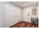 Entryway with storage and wood-look flooring at 36750 Us 19 N # 24-213, Palm Harbor, FL 34684