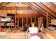 Spacious attic with exposed rafters, and ample storage space at 4202 Deepwater Ln, Tampa, FL 33615