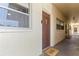 Inviting condo entrance with a charming 
