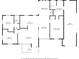 Detailed floor plan layout highlighting room dimensions and overall home structure at 6618 12Th N St, St Petersburg, FL 33702