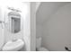 Stylish half bath with a modern sink and fixtures at 8521 N 29Th St, Tampa, FL 33604