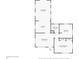 Floor plan featuring the layout of the living room, kitchen, dining room, bathroom, and bedrooms at 914 E North St, Tampa, FL 33604
