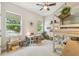 bedroom with bunkbeds, chair, desk and bright window at 925 Monticello N Blvd, St Petersburg, FL 33703