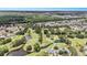 A beautiful aerial view overlooking the golf course and homesites at 11222 Clayridge Dr, Tampa, FL 33635