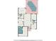 Floor plan shows primary bedroom, kitchen, living room, and a swimming pool at 11222 Clayridge Dr, Tampa, FL 33635