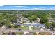 Neighborhood aerial view showcasing tree-lined streets and well-maintained homes at 1706 Sloop Pl, Brandon, FL 33511