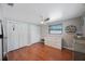 Spacious bedroom features a ceiling fan, wood floors, and large closets at 1706 Sloop Pl, Brandon, FL 33511