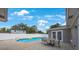 Enjoy the inviting blue pool and patio, great for outdoor fun and relaxation at 1706 Sloop Pl, Brandon, FL 33511