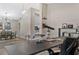 Bright office space with work area and computer, next to the dining room at 18017 Palm Breeze Dr, Tampa, FL 33647