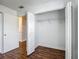 Walk-in closet offers ample storage space with shelving at 21032 Voyager Blvd # 8, Land O Lakes, FL 34638