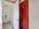 Entry way to the unit, next to an enclosed utility room at 21032 Voyager Blvd # 8, Land O Lakes, FL 34638