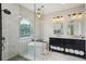 Bathroom featuring free standing tub and separate shower at 2616 11Th N St, St Petersburg, FL 33704