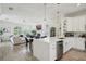 Bright, open kitchen with island seating and modern appliances at 2616 11Th N St, St Petersburg, FL 33704