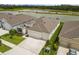 Aerial view of the home showing a spacious yard, perfect for relaxation or outdoor activities at 33700 Hamilton Hill Ln, Wesley Chapel, FL 33545
