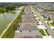 A beautiful community of homes that features a lake view at 33700 Hamilton Hill Ln, Wesley Chapel, FL 33545
