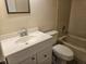 Neutral bathroom featuring a sink and vanity at 3455 Countryside Blvd # 33, Clearwater, FL 33761