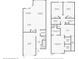 Detailed floor plan illustrating the layout and dimensions of the home's rooms at 3922 Silverlake Way, Wesley Chapel, FL 33544