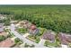 Stunning aerial view of the property showcasing the home's location and lush surroundings at 4049 Wellington Pkwy, Palm Harbor, FL 34685