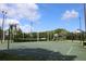 Outdoor basketball court with multiple hoops and ample lighting, providing a recreational space for residents at 4049 Wellington Pkwy, Palm Harbor, FL 34685