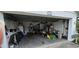 Spacious two-car garage with ample storage and organization, ideal for projects at 4500 Onorio St, New Port Richey, FL 34653