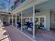 Covered patio with ample seating and access to the outdoors at 4611 Ackerly Way, Brandon, FL 33511