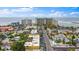 Beautiful aerial view of neighborhood with condos, nearby ocean and inter-coastal waterway at 600 71St Ave # 16, St Pete Beach, FL 33706