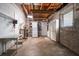 Spacious basement with washer and dryer hookup, and ample room for storage at 6282 41St N Ave, St Petersburg, FL 33709